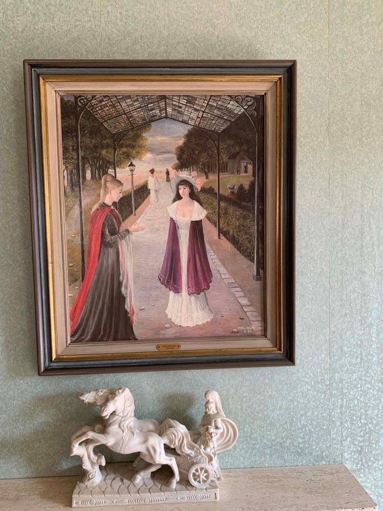 SCHILDERIJ DELVAUX DUPLIKAAT, Antiquités & Art, Art | Peinture | Classique, Enlèvement, Autres sujets
