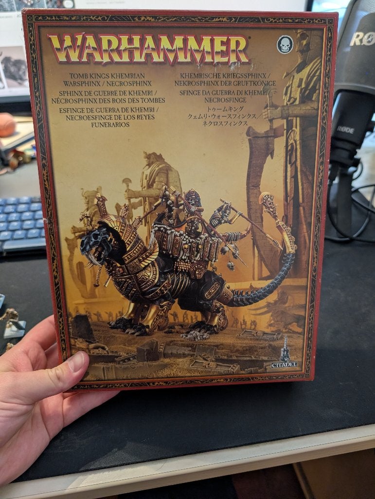 Warhammer Fantasy Tomb Kings Necrosphinx, Enlèvement ou Envoi, Neuf, Warhammer, Figurine(s)
