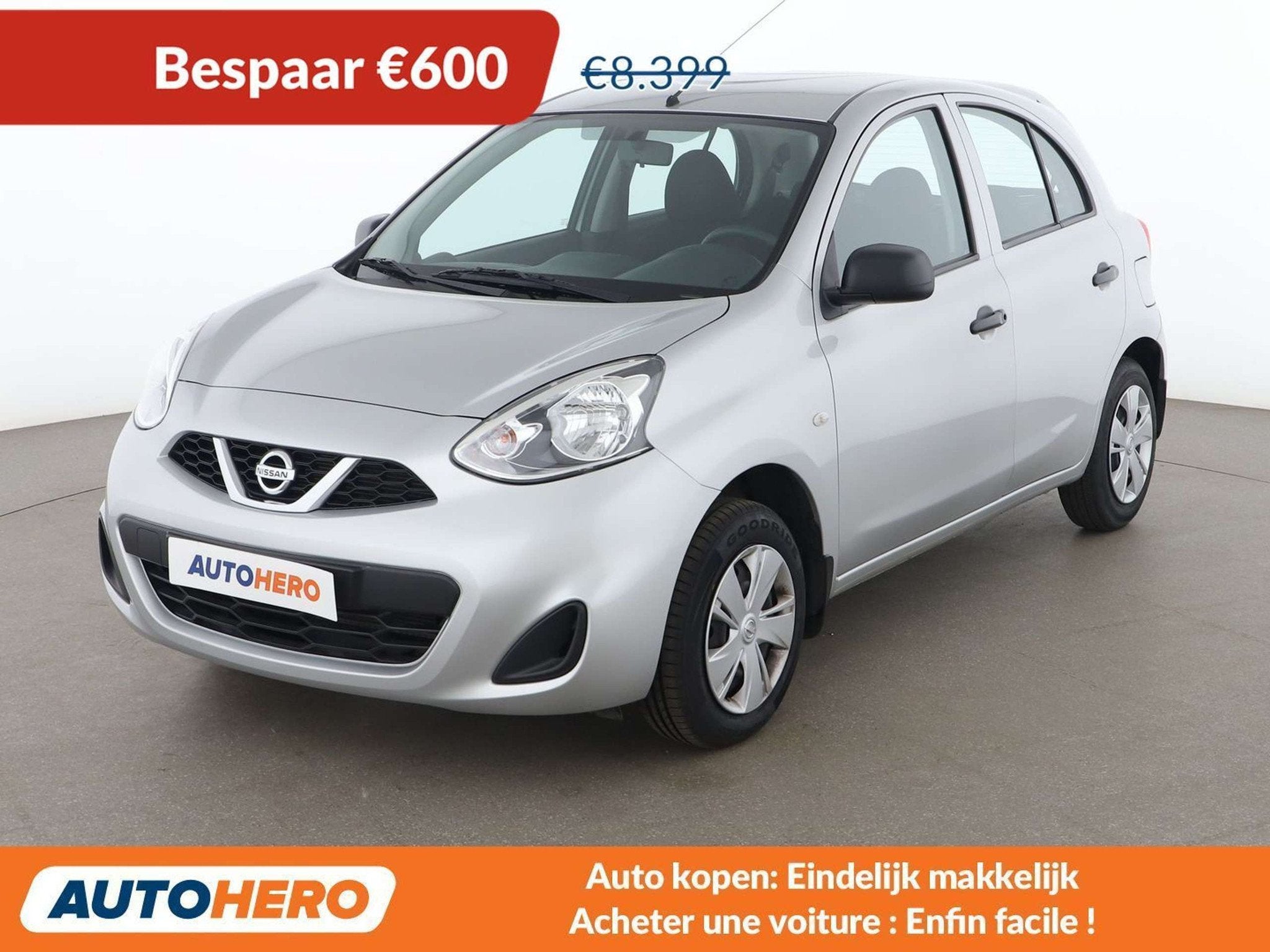 Nissan Micra 1.2 Acenta (bj 2017), Auto's, Nissan, Voorwielaandrijving, Stof, Gebruikt, Parkeersensor