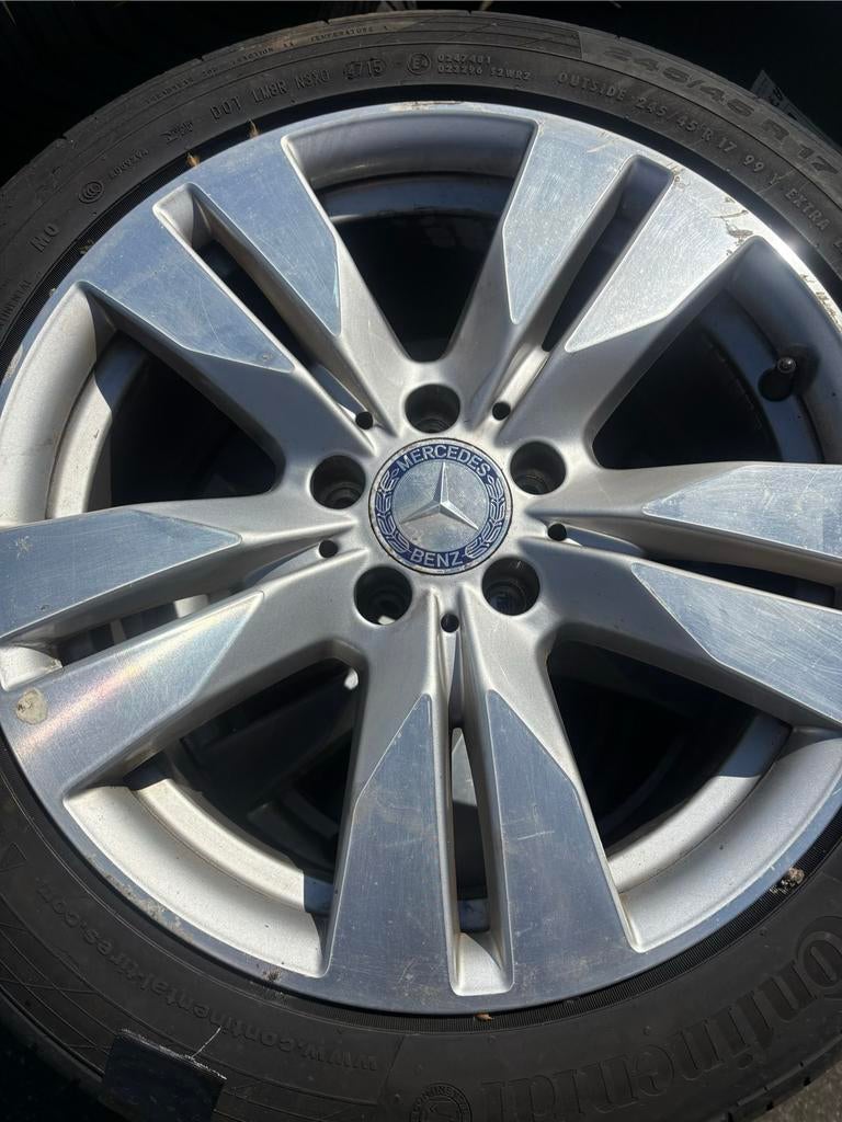 Mercedes velgen 5x112, Enlèvement, Pneus et Jantes