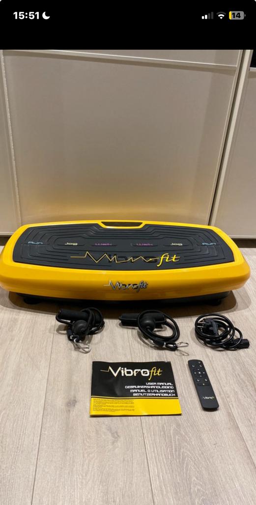 Vibrofit trilplaat, Enlèvement, Comme neuf, Plaque vibrante