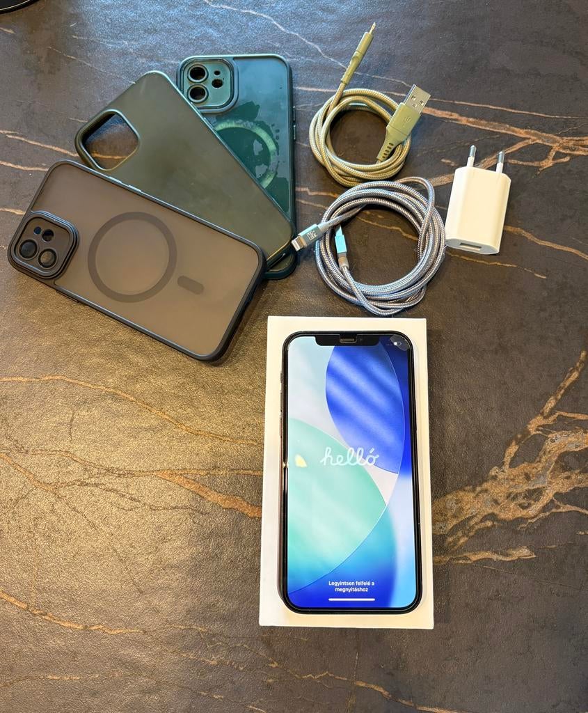 Iphone 12 64gb, Ophalen, Gebruikt, Zwart, 78 %