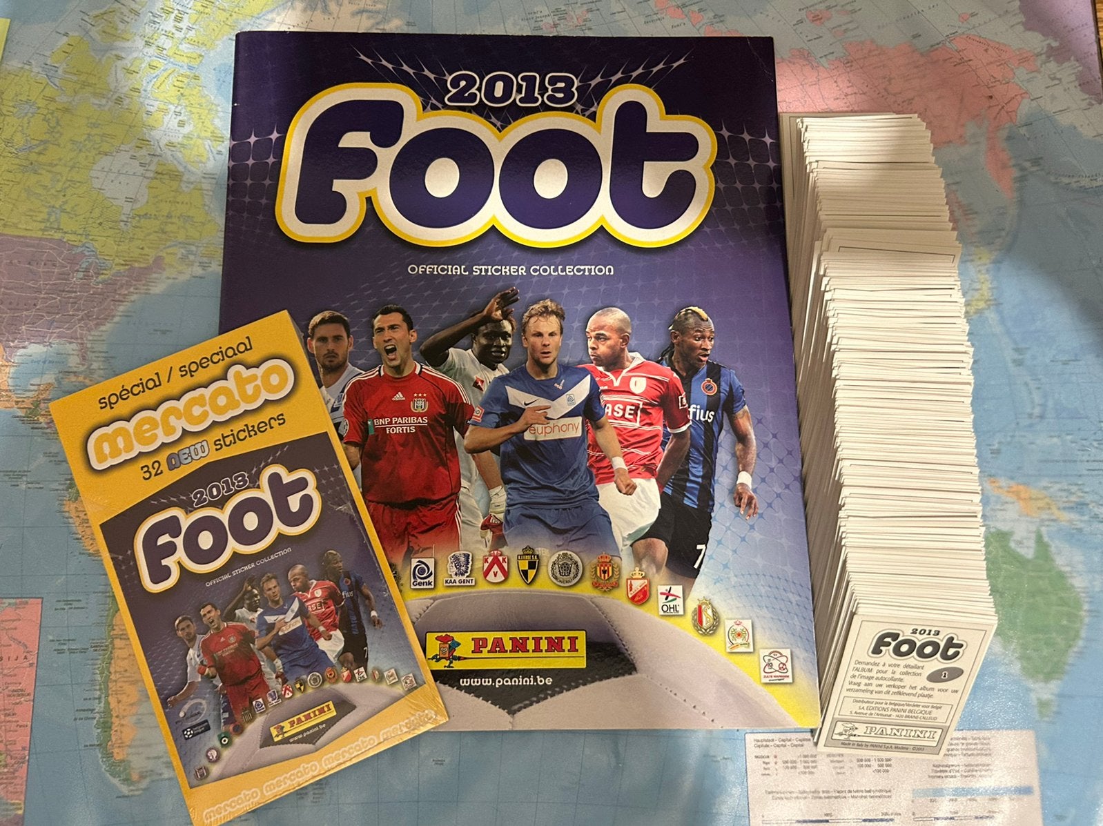 Panini Belgie Football 2013 (compleet), Ophalen of Verzenden, Zo goed als nieuw, Meerdere stickers