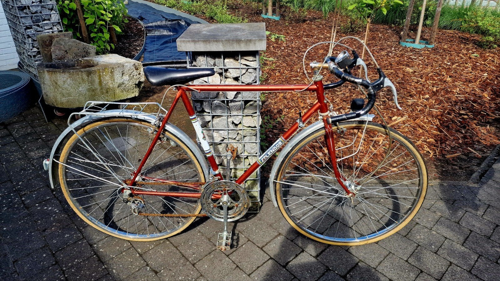 Vintage koersfiets, Fietsen en Brommers, Ophalen