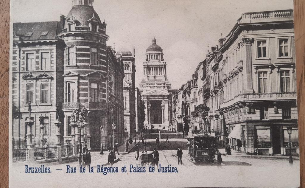 BRUXELLES rue de la Régence 1905, Envoi