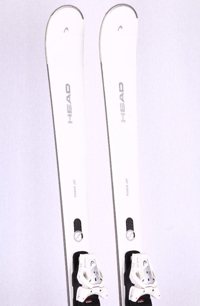 163 cm dames ski's HEAD POWER JOY 2024, white/silver, grip, Sport en Fitness, 140 tot 160 cm, Gebruikt, Verzenden, Carve
