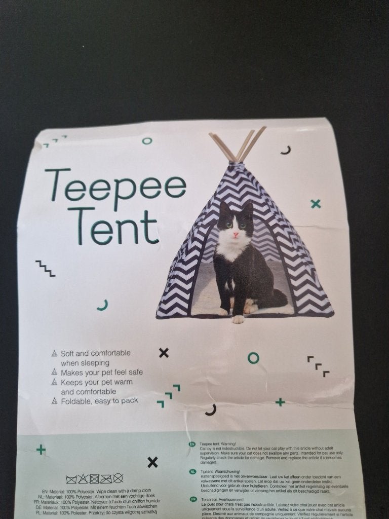 Teepee tent voor kat, Dieren en Toebehoren, Ophalen of Verzenden, Gebruikt