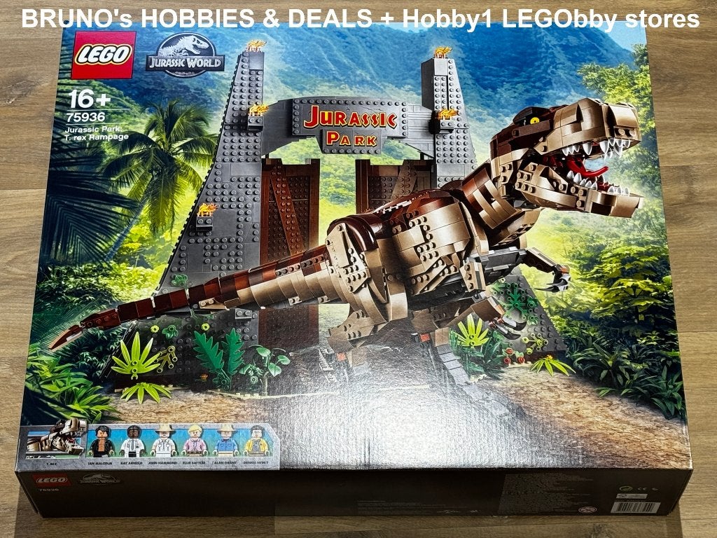 LEGO 75936 JURASSIC PARK T. rex Rampage SCELLE, Neuf, Lego, Ensemble complet, Pièces supplémentaires incluses