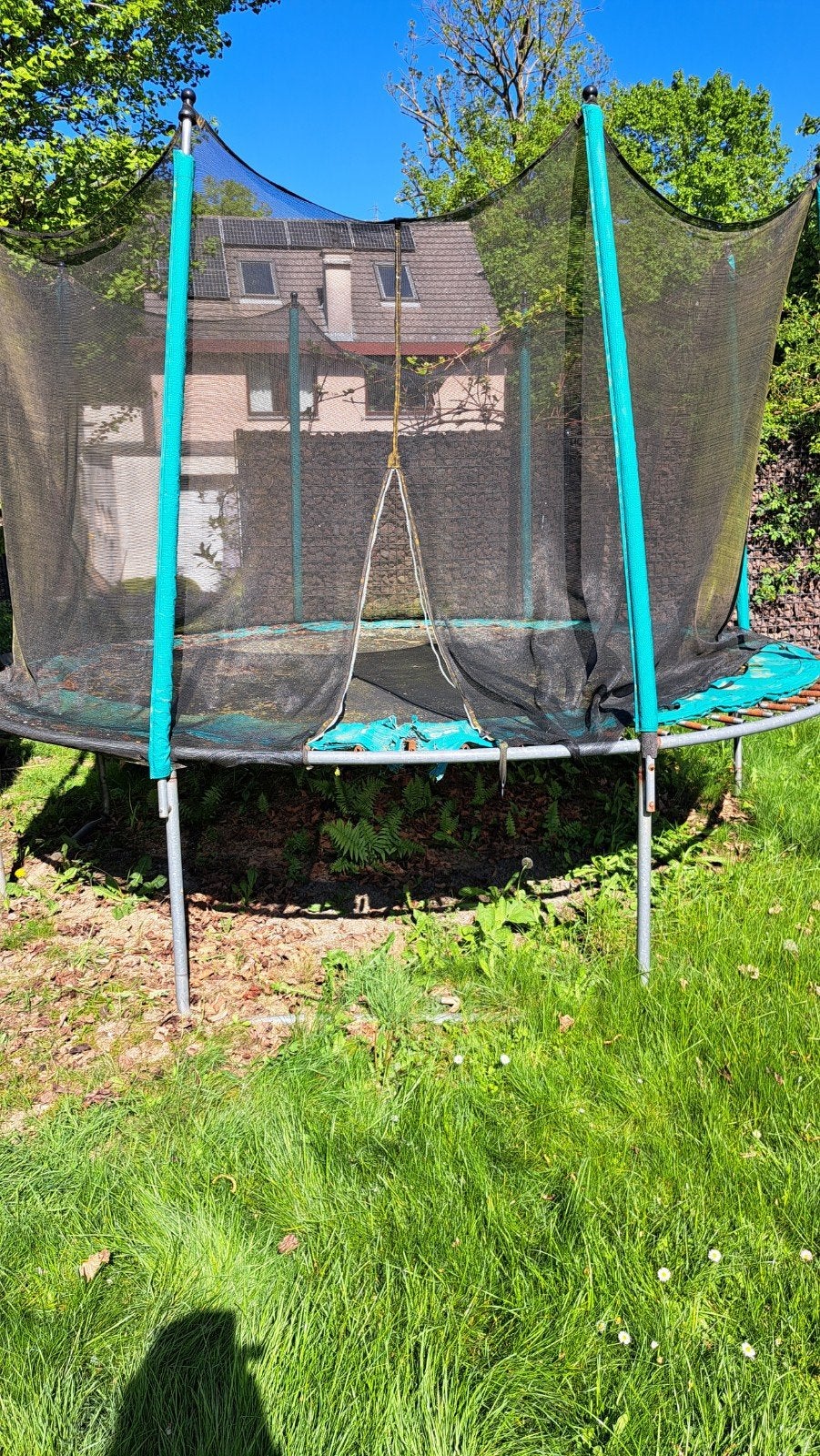 trampoline 3m66,, Ophalen, Gebruikt