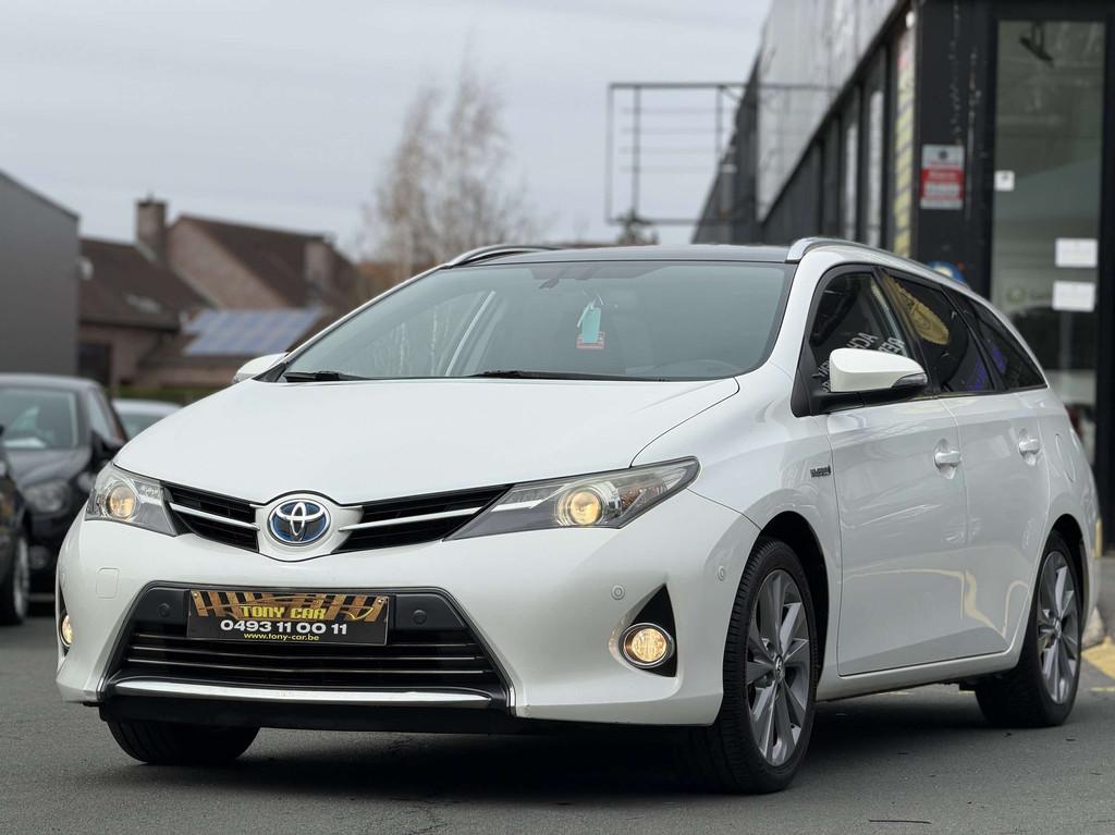 Toyota Auris SWHEV1.8i hybrid*NAVI*CAMERA*PANO*GARANTIE, Auto's, Euro 5, Gebruikt, Zwart, 4 cilinders