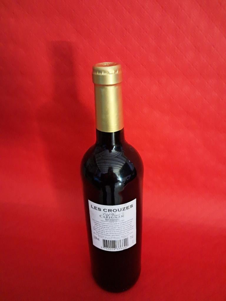 Vin noir (rouge)les crouzes  Carignan, Neuf, Enlèvement, Vin rouge, France