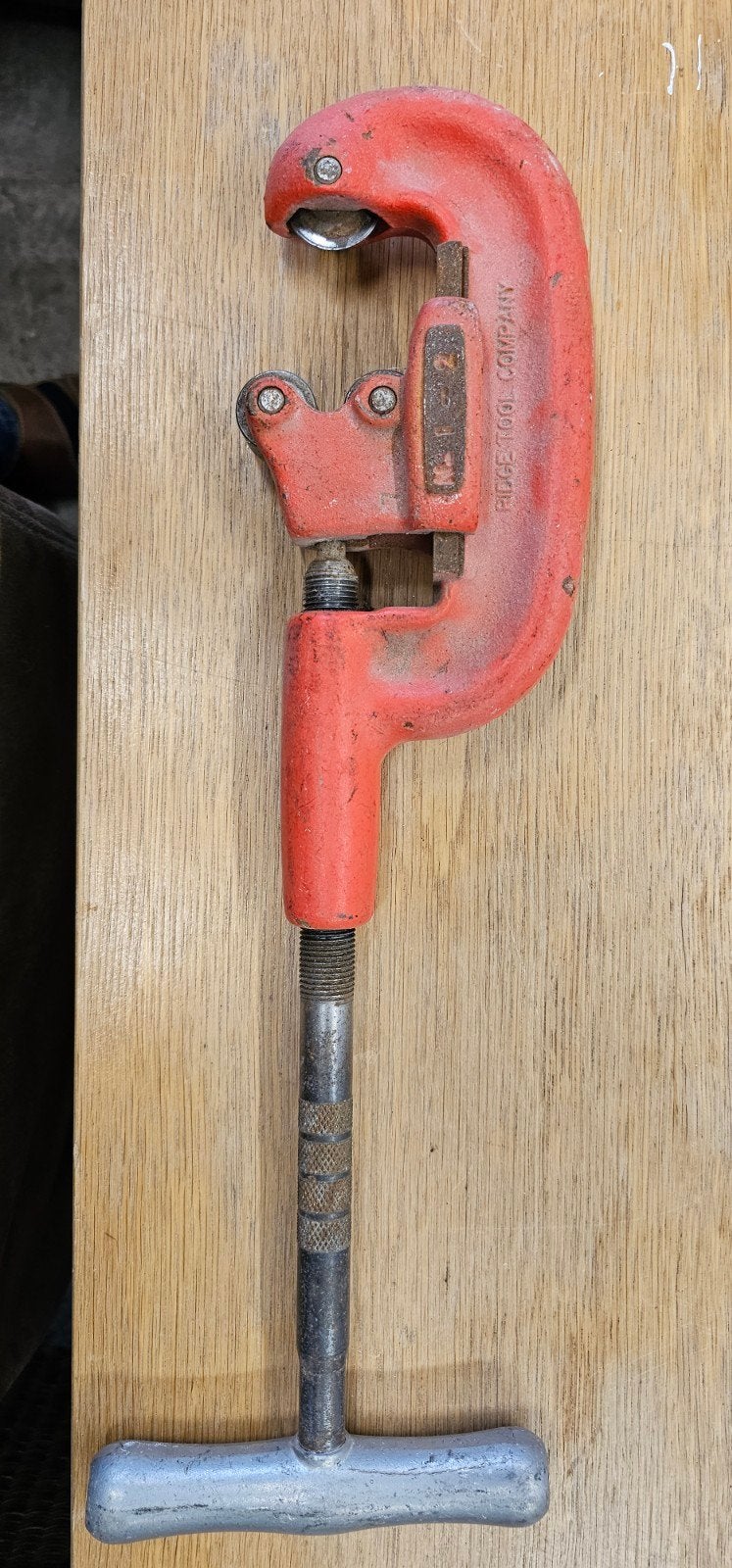 Ridgid 202 zware pijpsnijder 1/8" tot 2" buizensnijder, Ophalen of Verzenden