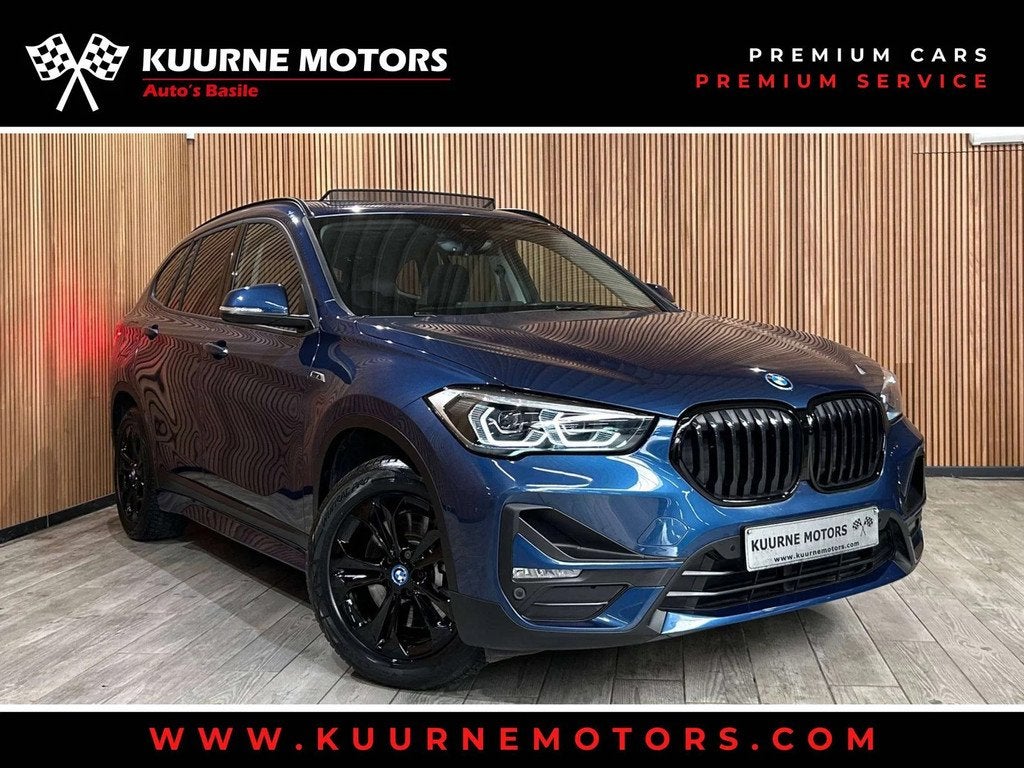 BMW X1 xDrive25e Pano/Led/Acc/Hud/Leder/GpsPro/Cam/Keyless *, 4 deurs, Gebruikt, Blauw, Lichtsensor