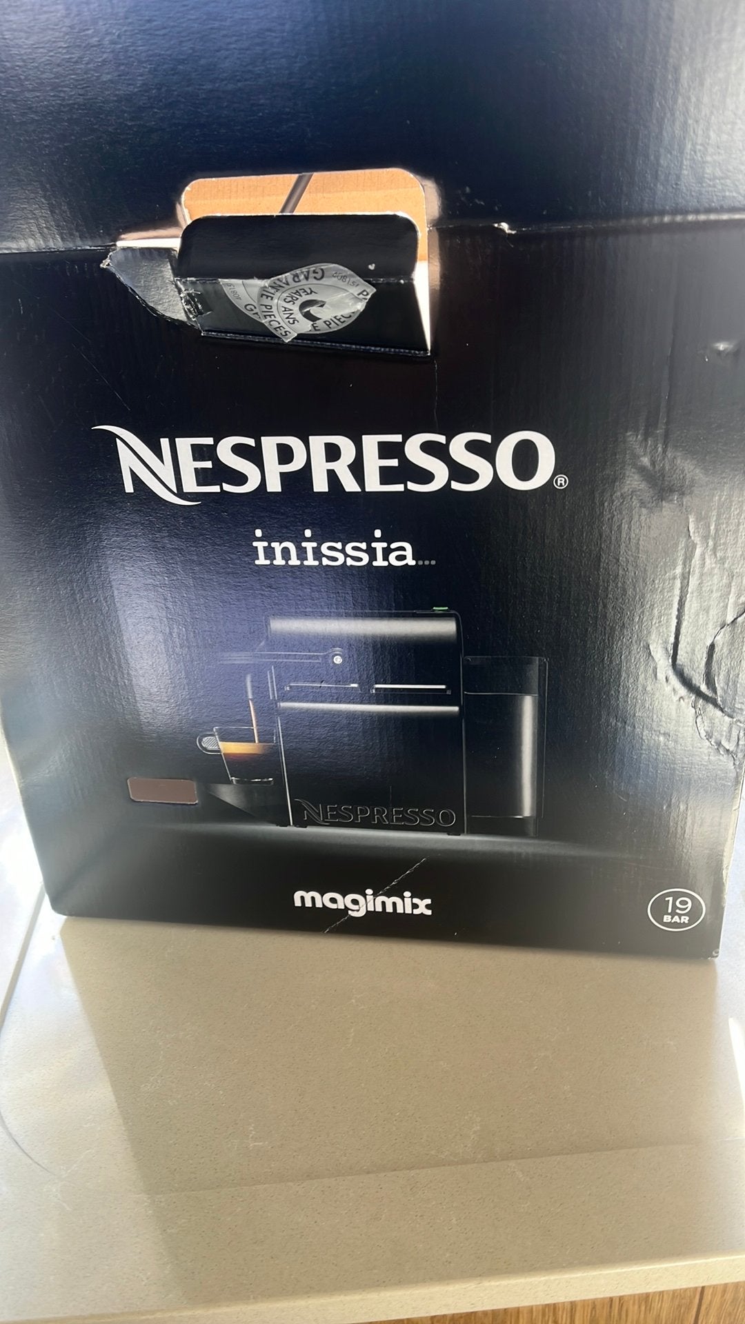 Nespressomachine inissia, nieuw!!, Elektronische apparatuur, Ophalen, Espresso apparaat, Nieuw, 1 kopje