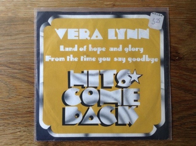 single vera lynn, Beschermende buitenhoes, Ophalen of Verzenden, 7 inch, Jazz en Blues