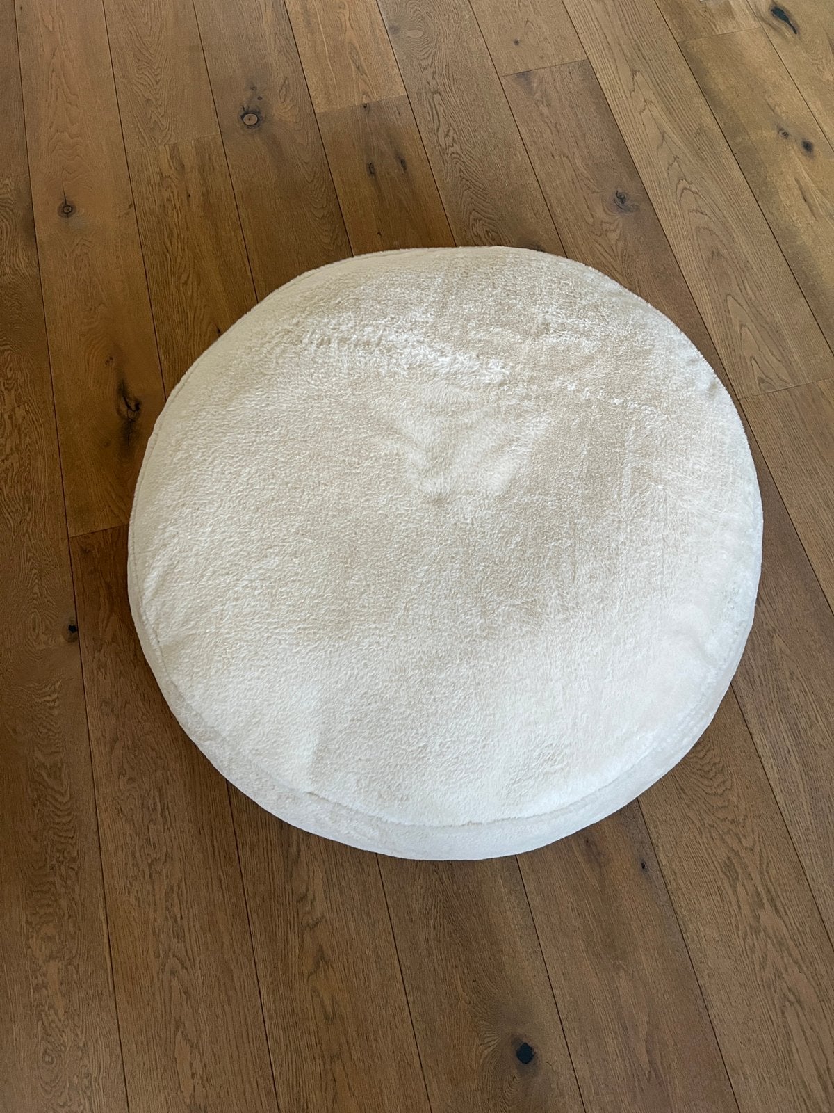 Poef of kussen in nieuwstaat, Neuf, Lavable, Rond, Enlèvement