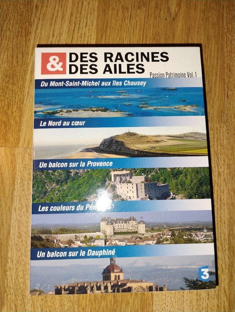 Box 5 DVDs des Racines et des Ailes FR3 France3, Vanaf 6 jaar, Ophalen of Verzenden, Zo goed als nieuw, Kunst of Cultuur