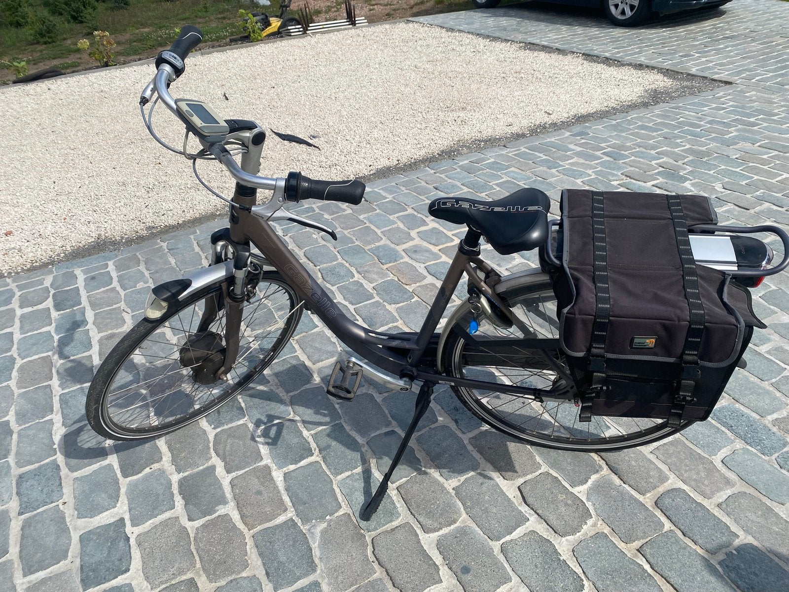 Gazelle orange elektrische damesfiets, Fietsen en Brommers, Elektrische fietsen, Zo goed als nieuw, Gazelle, Ophalen