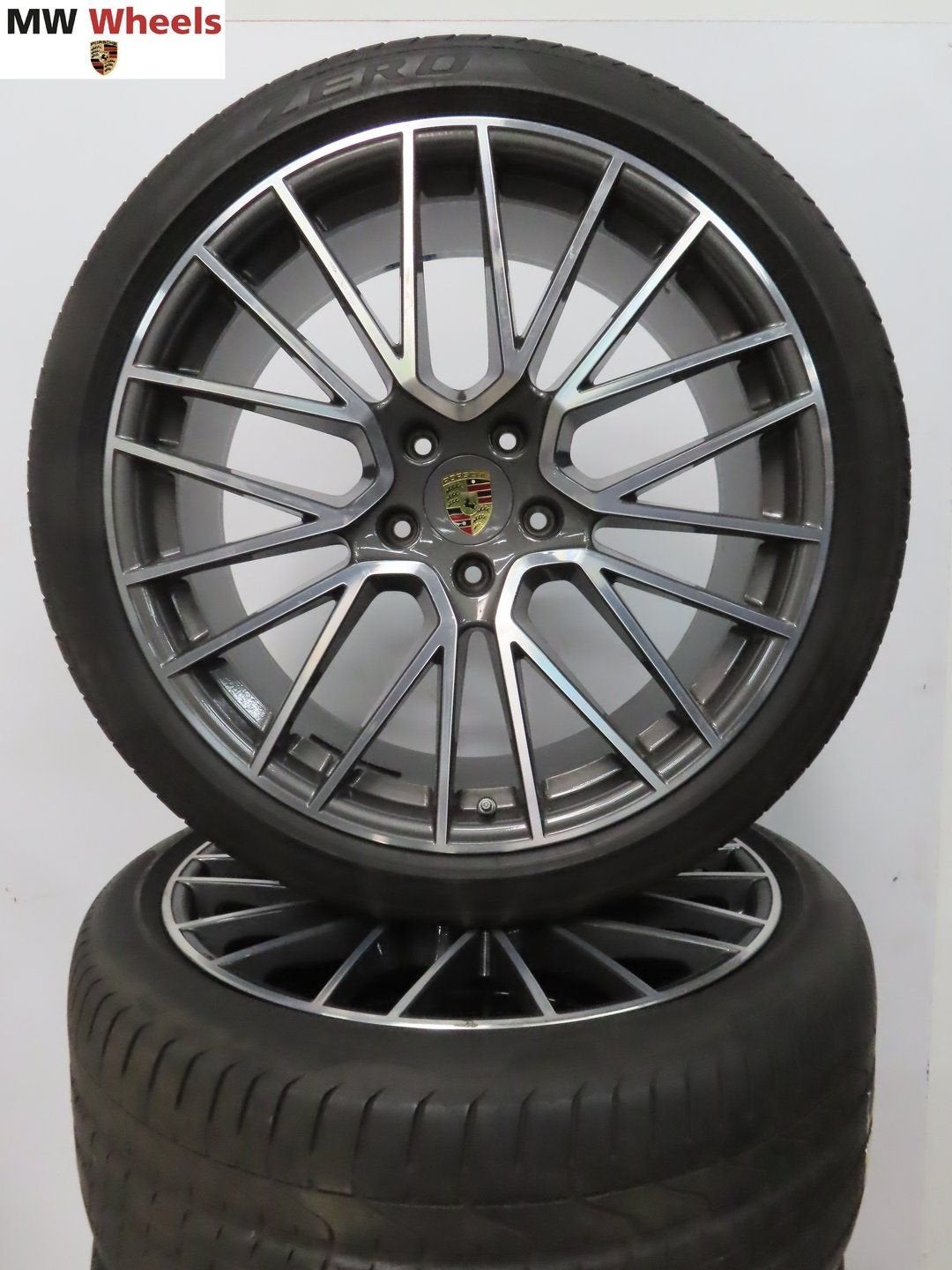 Originele Porsche Cayenne coupe 22 inch velgen zomerbanden, Auto-onderdelen, Gebruikt, -, 285 mm, -