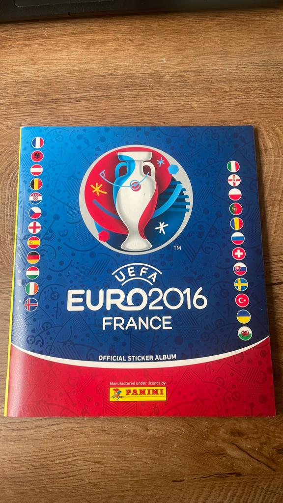 Panini euro 2016 ek france frankrijkg album onvolledig, Ophalen of Verzenden, Zo goed als nieuw