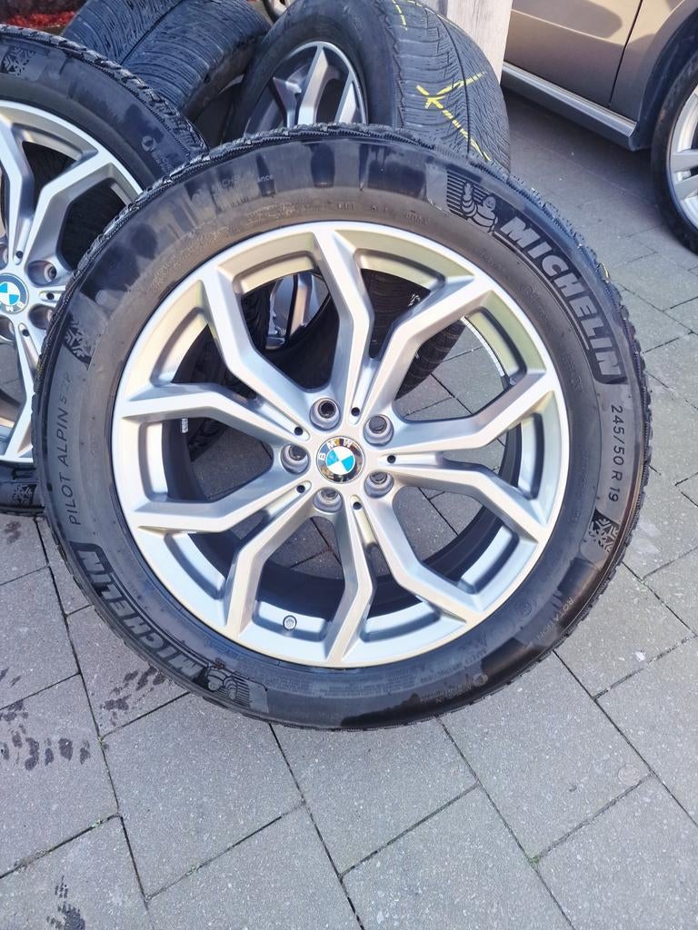 19’’ bmw x3 x4 g01 g02 ix3 velgen winterbanden ORIG 694 *RFT, Ophalen, Winterbanden, Band(en)