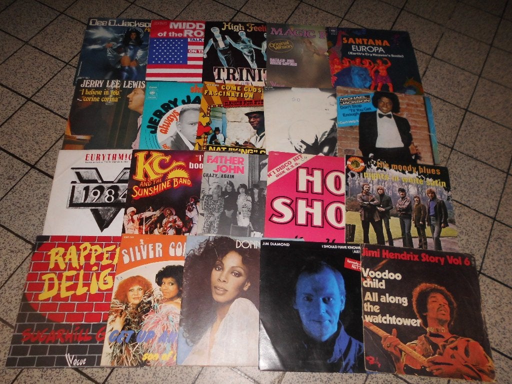 Set van 20 45T 45-toerenplaten Pop Rock International, Cd's en Dvd's, Ophalen of Verzenden, Poprock
