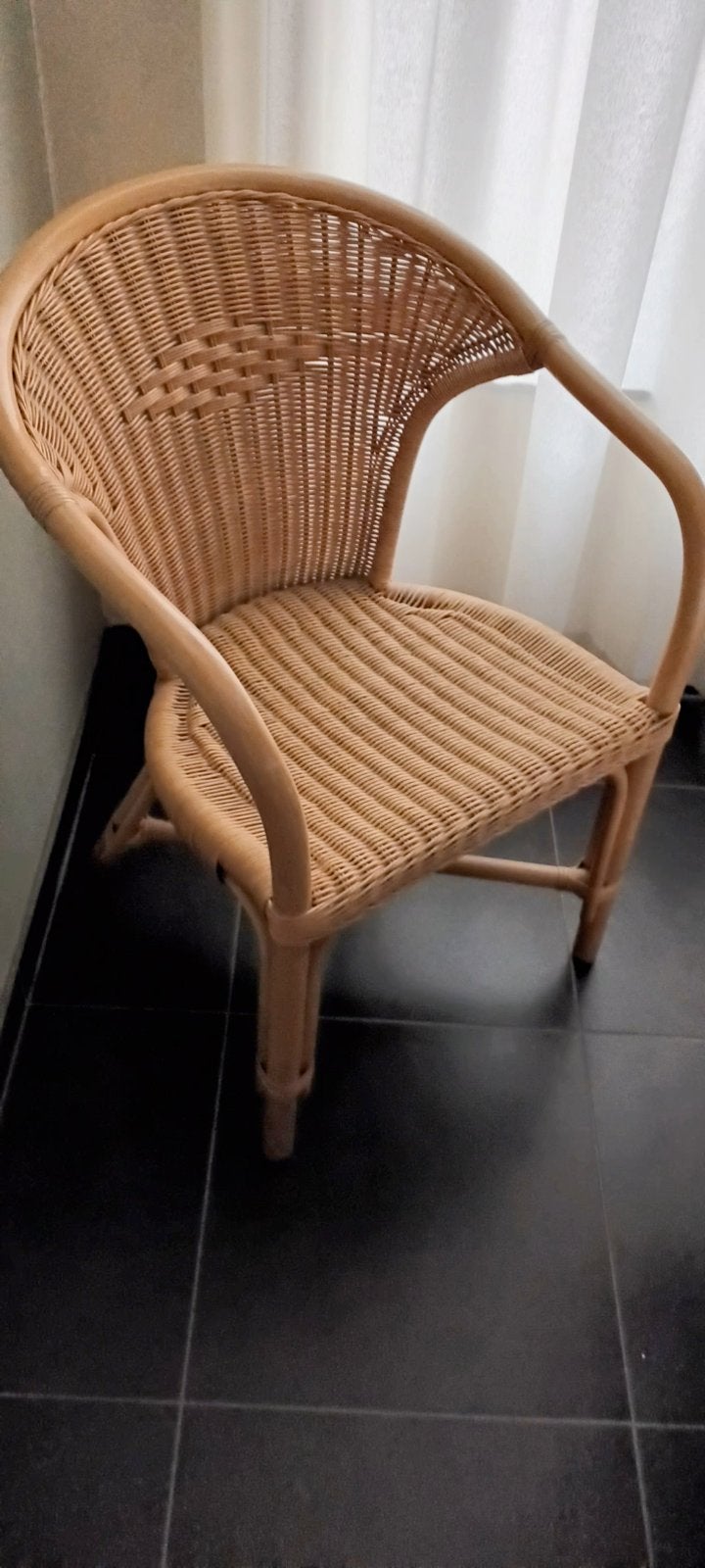 Rotan stoeltjes, Huis en Inrichting, Fauteuils, Ophalen, Gebruikt, Landelijk