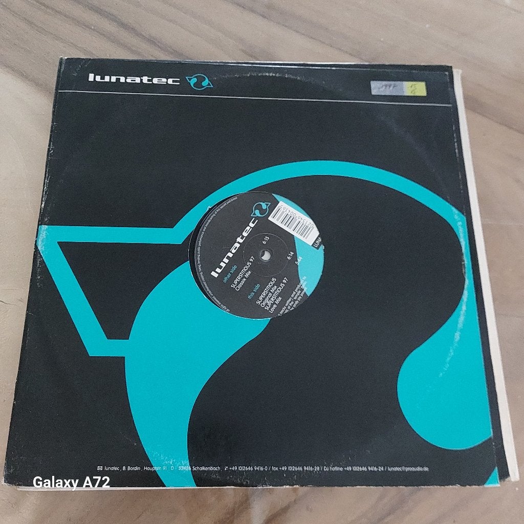 luxor supersticious 12 inch maxi, Gebruikt, Trance, Ophalen of Verzenden, 12 inch