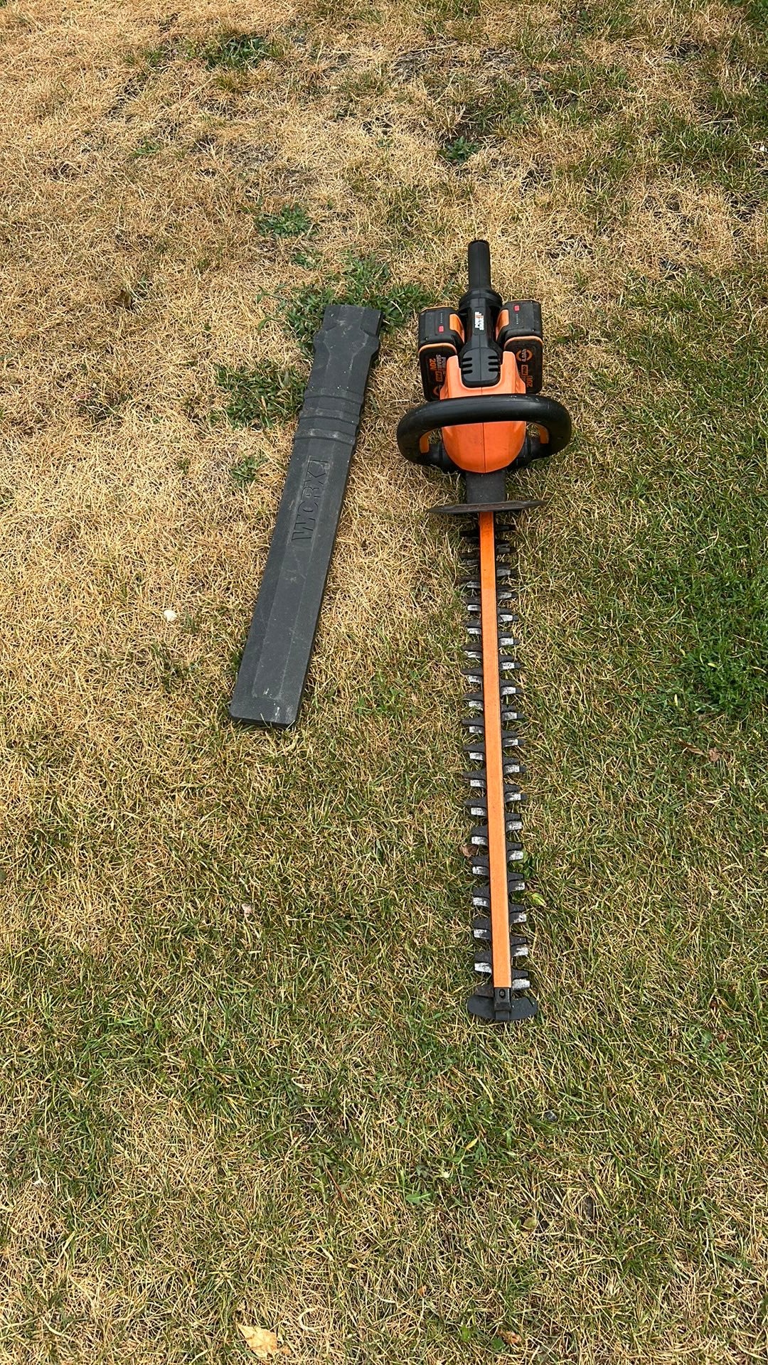 Heggenschaar Workx accu 60cm, Tuin en Terras, Ophalen, Zo goed als nieuw, Accu