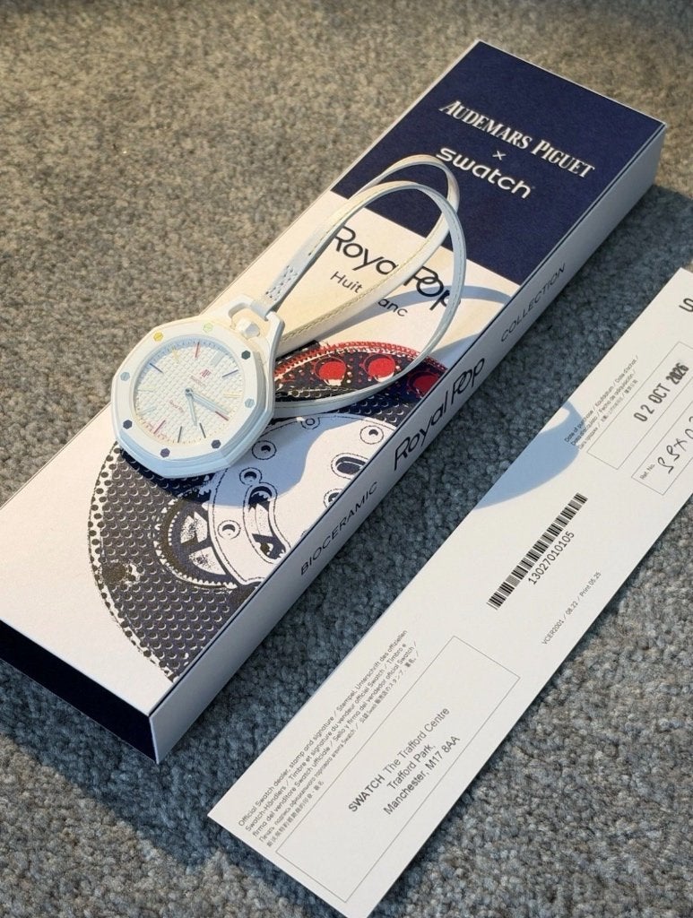 Swatch x AP Royal Pop - White White, Bijoux, Sacs & Beauté, Envoi, Swatch