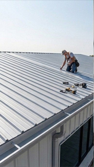 Tôles Bac Acier Neuves – 4m x 1m (Haute Qualité)