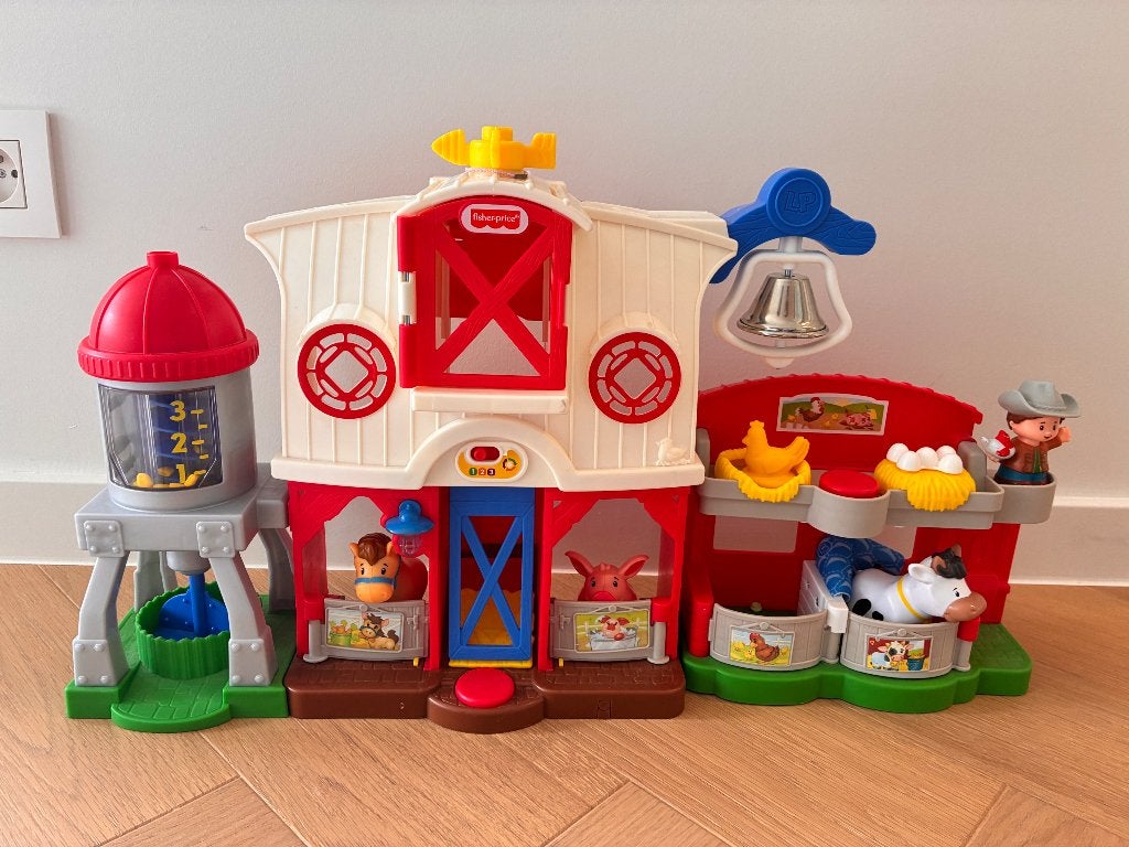Fisher price boerderij, Enlèvement, Comme neuf, Set de jeu, Avec lumière