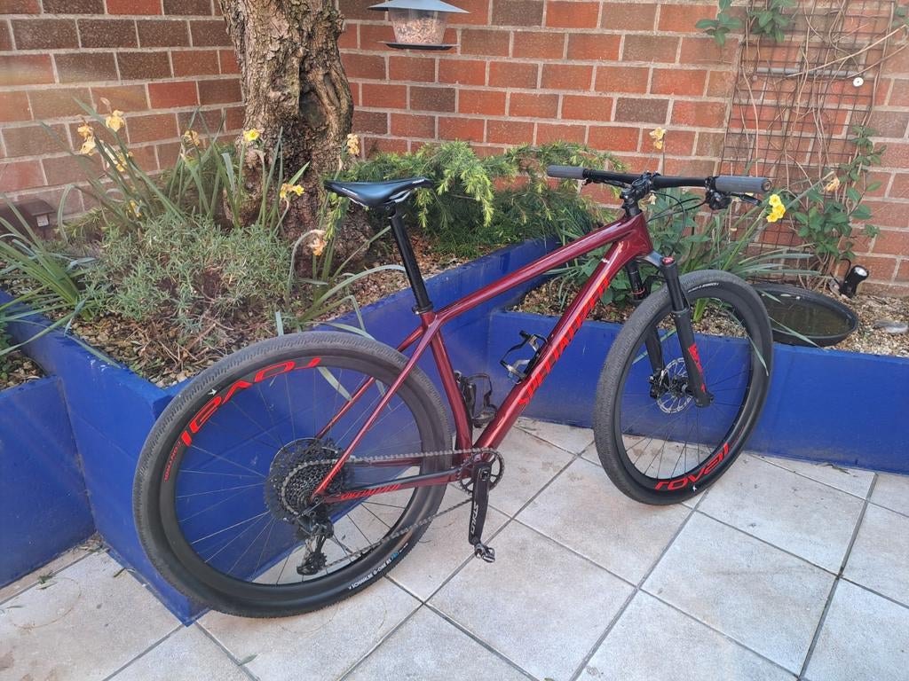 Specialized epic expert carbon met carbon topwielen., Autres marques, 10 à 15 vitesses, Enlèvement, Utilisé
