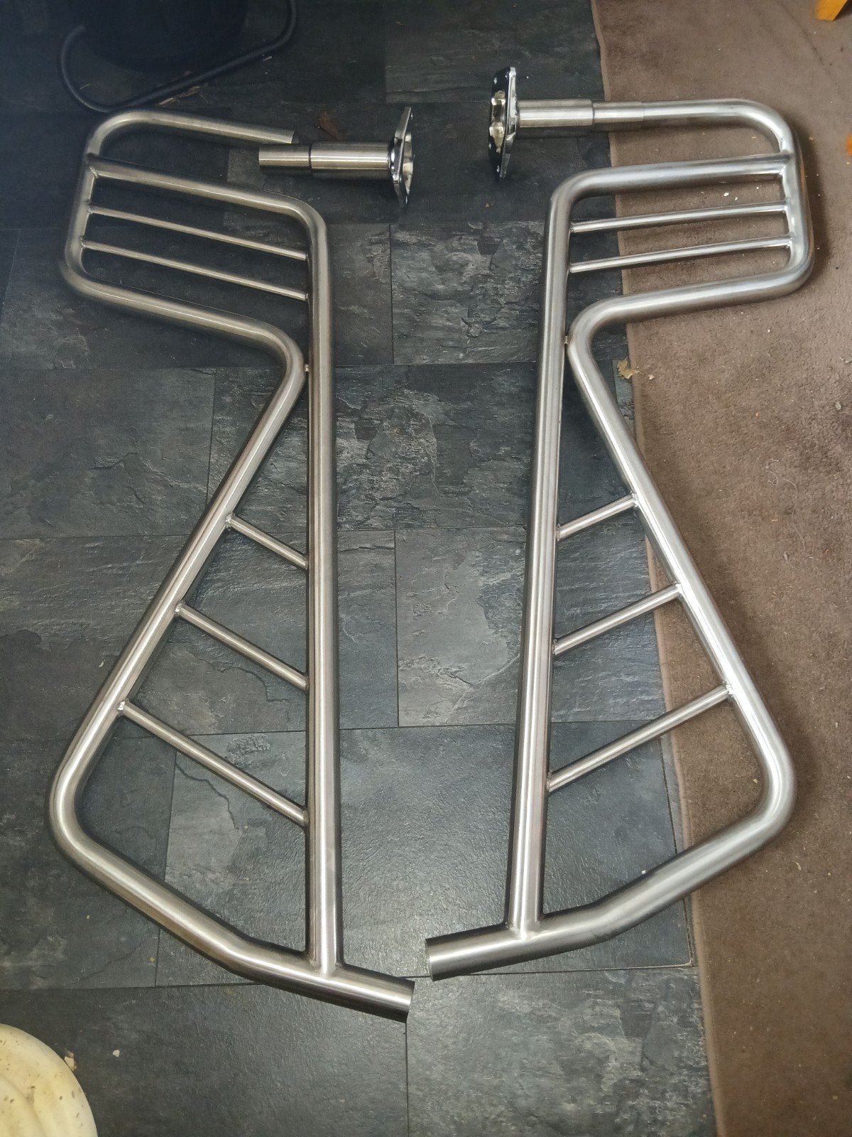 Te koop mooie Rvs beenbeugel trike, Motoren, Onderdelen | Harley-Davidson, Ophalen of Verzenden