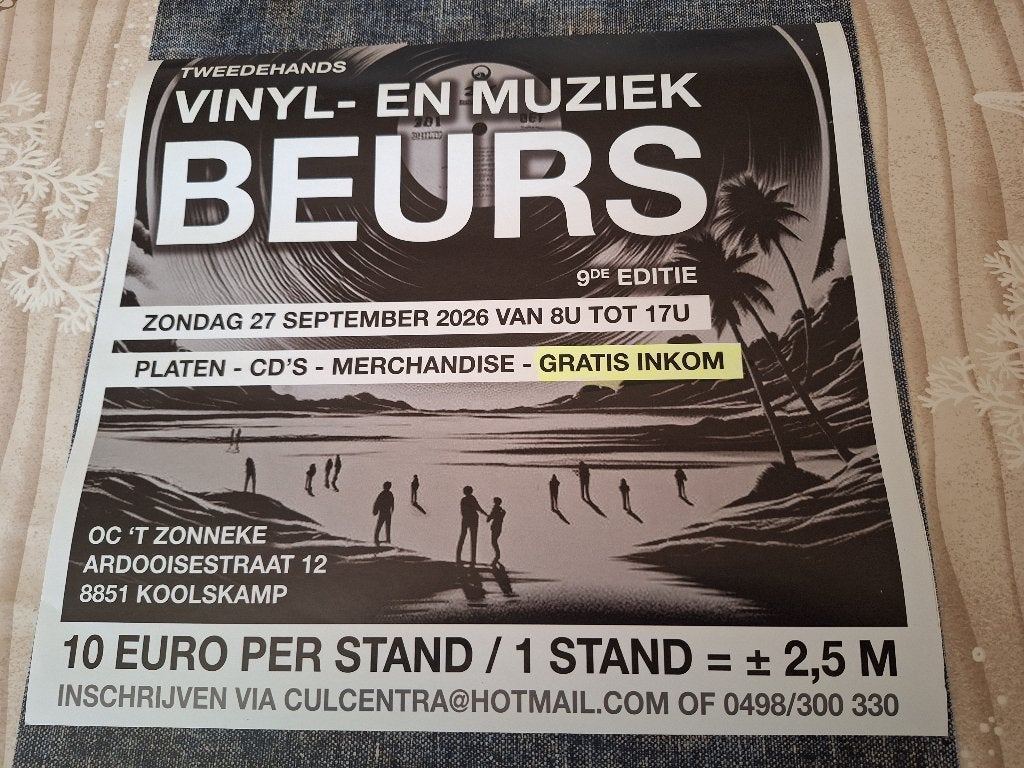 MUZIEKBEURS / ZONDAG 27/9/26. TE KOOLSKAMP., Ophalen, Gebruikt