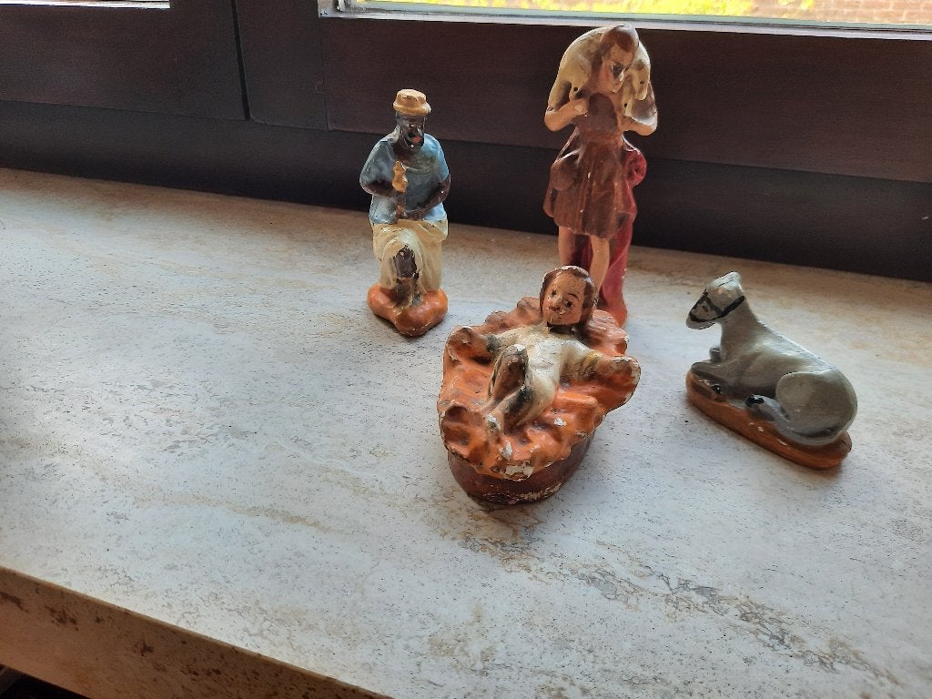 kerstbeeldjes, Diversen, Kerst, Ophalen, Gebruikt