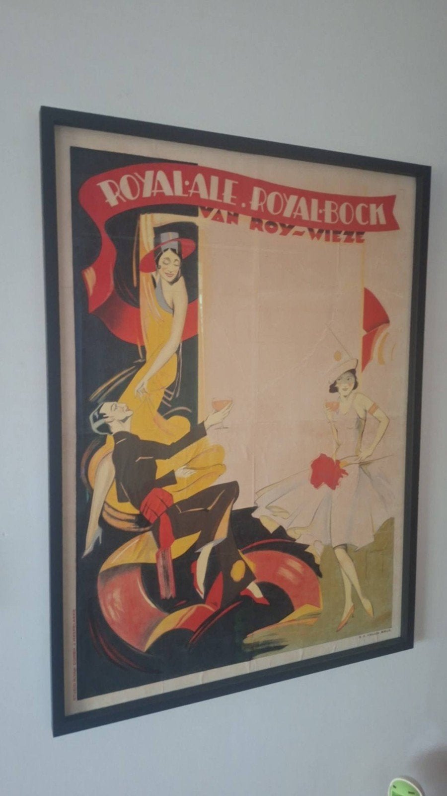 Affiche ancienne de Roy Wieze., Enlèvement