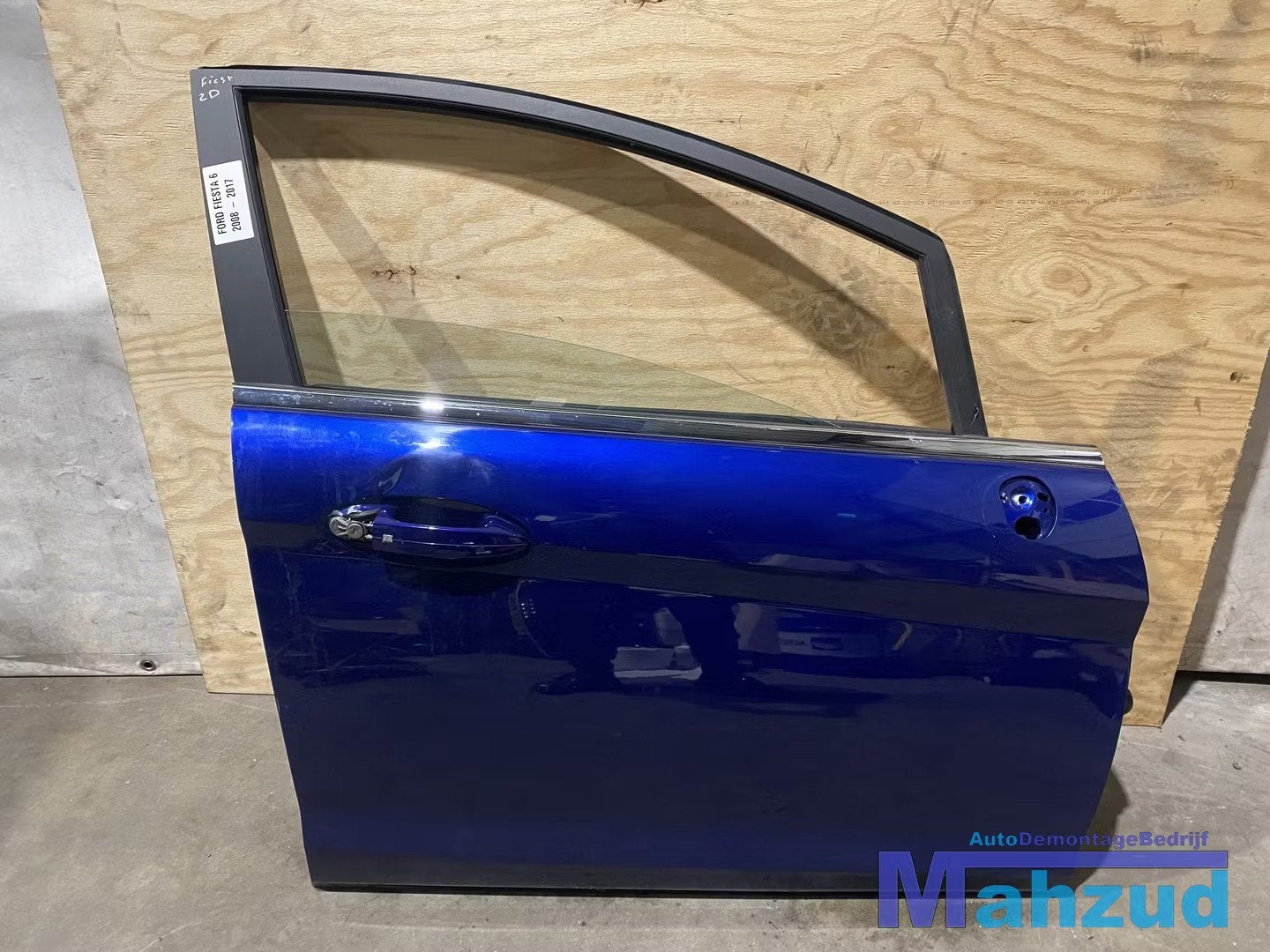 FORD FIESTA 6 blauw 2D rechts voor deur portier 2008-2017, Info@ford.com, Porte, Avant, Ford Motor Company