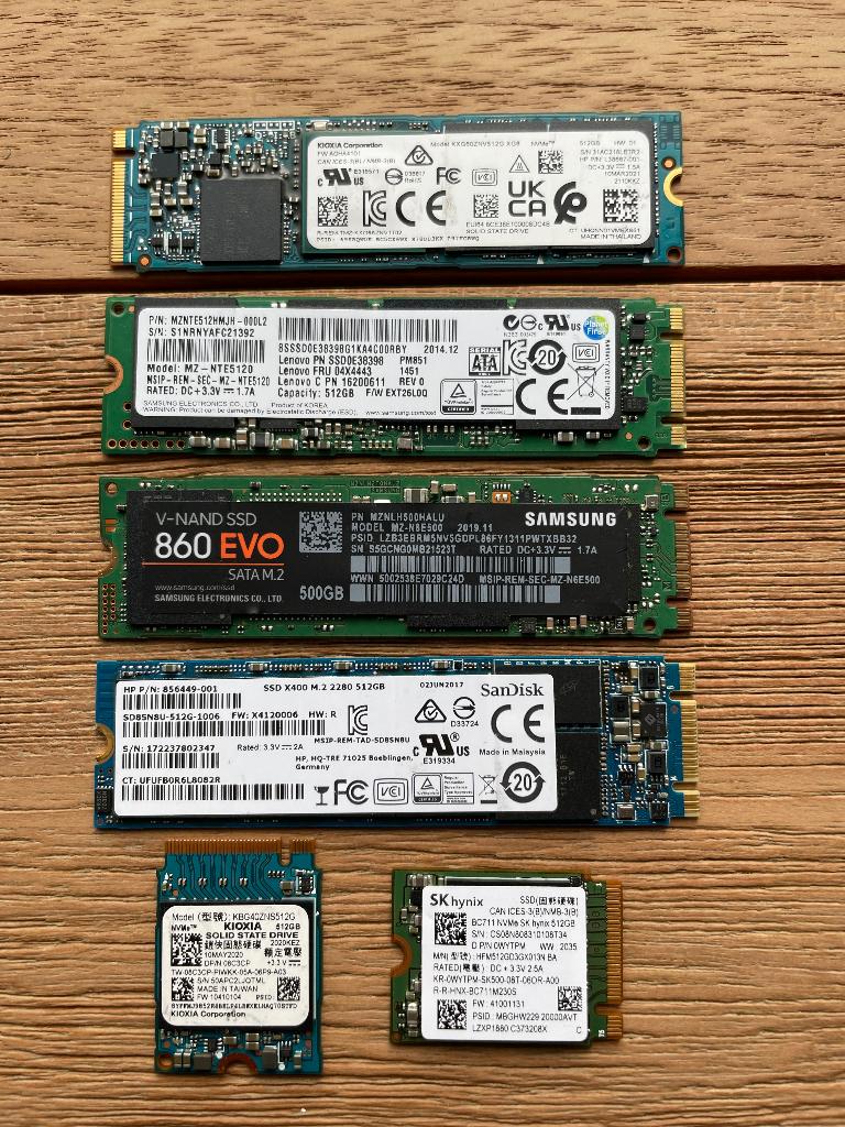 M.2 SSD 512GB Perfect condition, Computers en Software, Harde schijven, Ophalen of Verzenden, Zo goed als nieuw, SSD