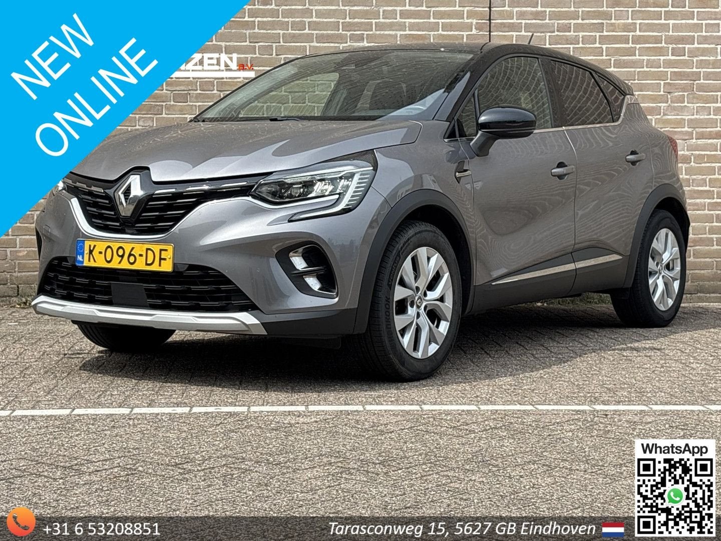 Renault Captur 1.0 TCe 100 Intens | € 8.200,- NETTO!, Autos, Renault, Argent ou Gris, Achat, 135 g/km, Entreprise
