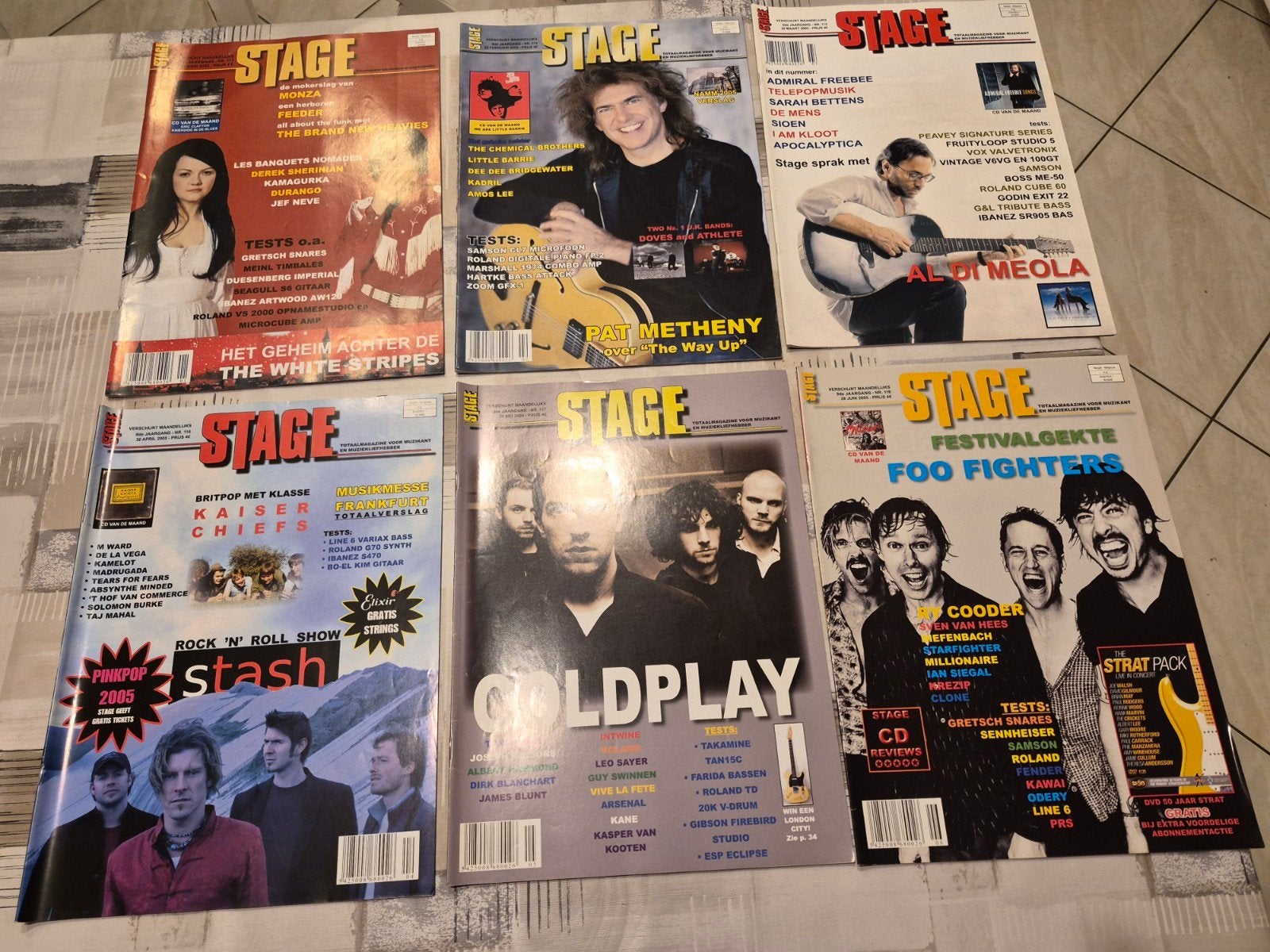 Stage muziek magazine 2005 complete jaargang, Ophalen of Verzenden