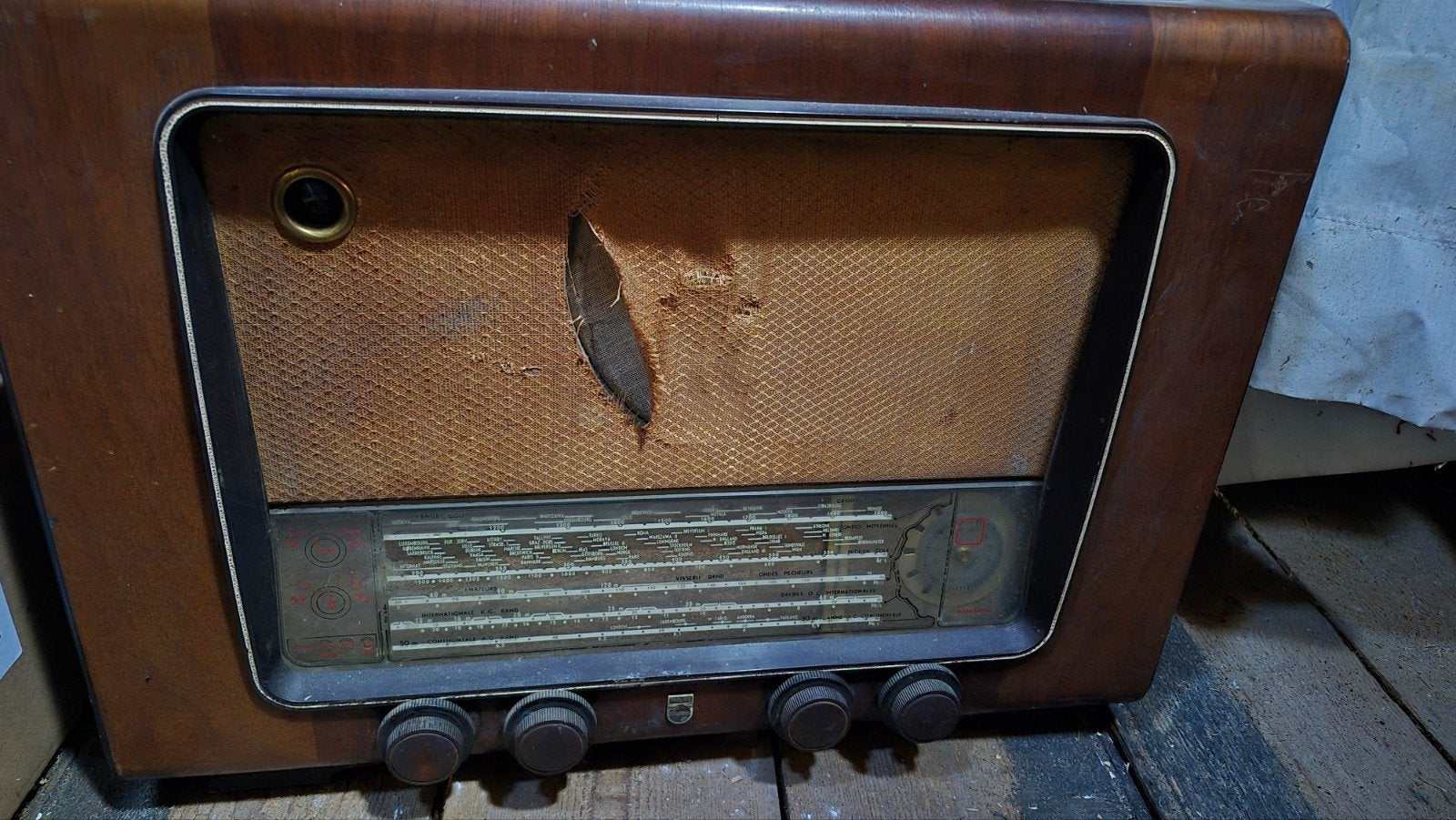 Philips radio antiek, Enlèvement, Utilisé, Radio