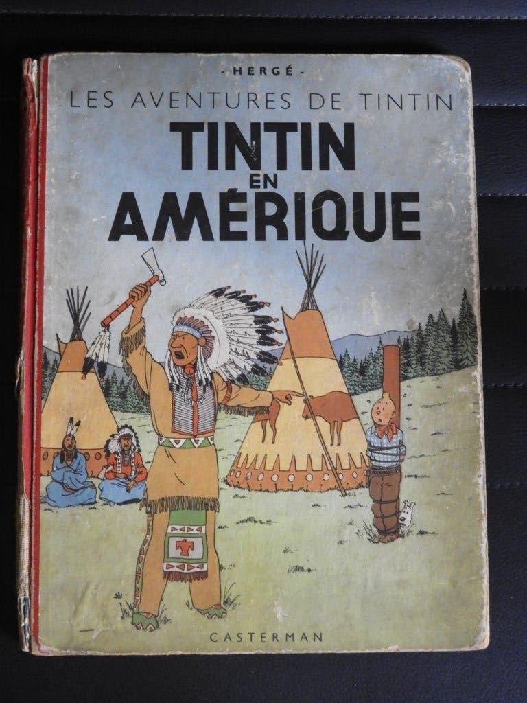 Tintin en Amérique, Livres, Une BD, Enlèvement ou Envoi, Utilisé, Hergé.