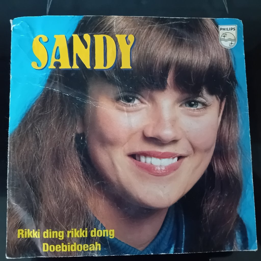 Single Sandy rikki ding rikki dong, Gebruikt, 7 inch, Ophalen of Verzenden, Overige typen