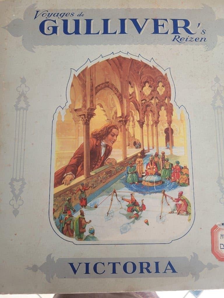 les voyages de Gulliver lithographie, Enlèvement ou Envoi, Utilisé, La lithographie artistique Bruges, Livre d'images