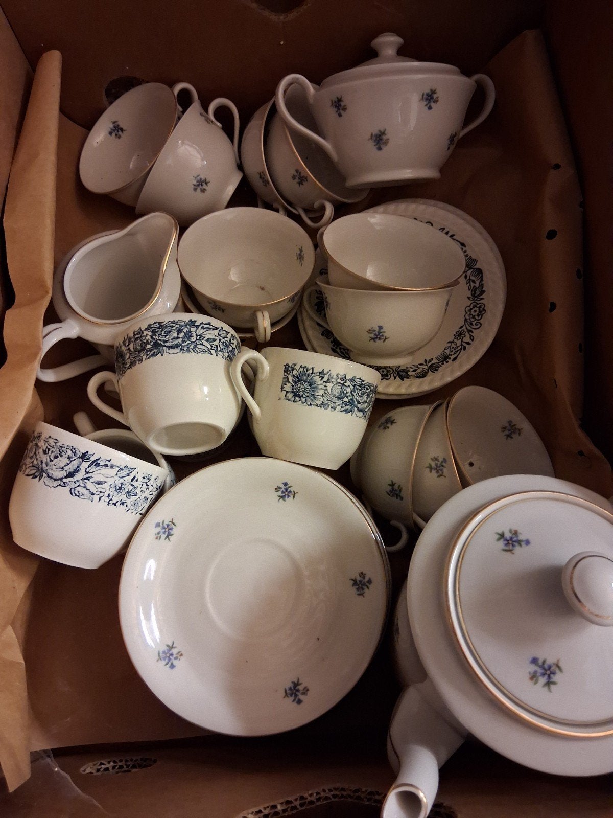 Koffieservies, Ophalen