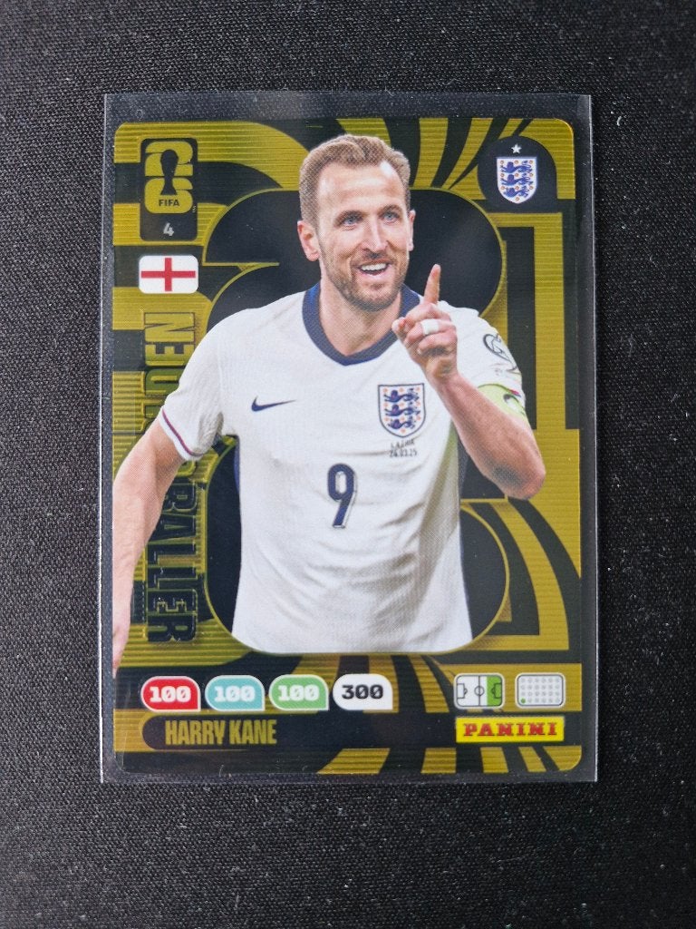 Golden Baller Harry Kane - Panini Adrenalyn XL WK 2026, Ophalen of Verzenden, Nieuw, Plaatje