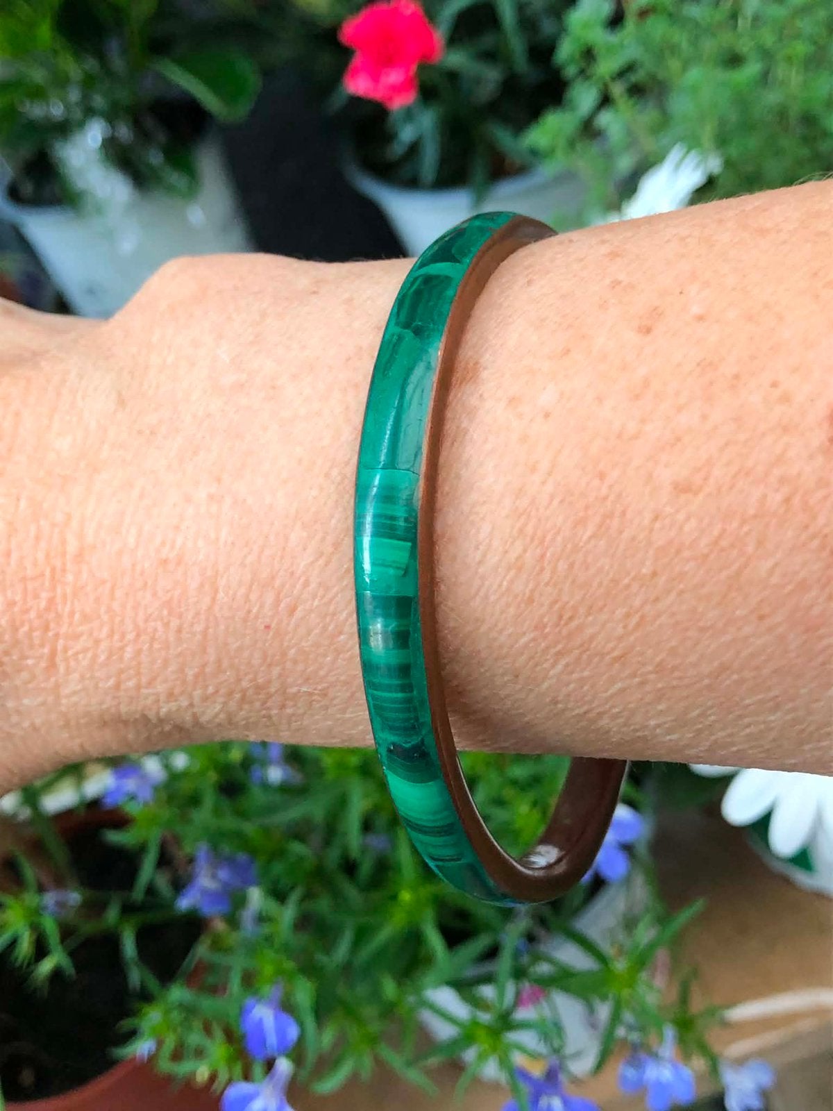 bracelet en malachite, Enlèvement ou Envoi, Comme neuf