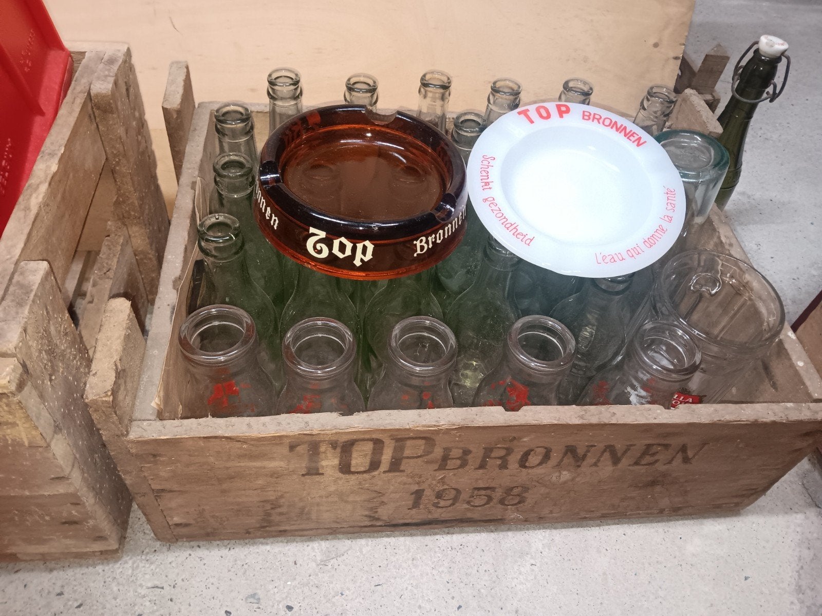Top bronnen, Collections, Enlèvement