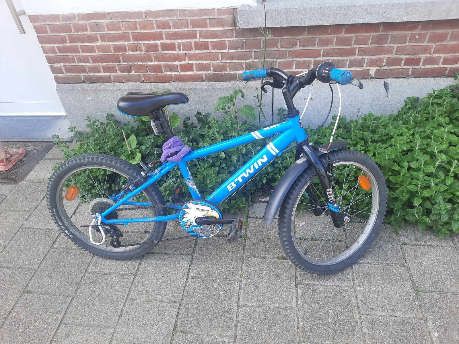 Kinderfiets - 20 inch, Ophalen, Gebruikt, Velgrem, 16 tot 20 inch